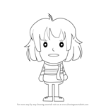 How to Draw Frisk from Undertale