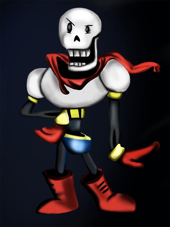 Learn How To Draw Papyrus From Undertale Undertale Step By Step - help tale papyrus roblox