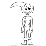 How to Draw Undyne Normal from Undertale