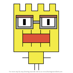 How to Draw Fronk from WarioWare