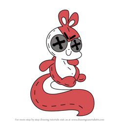 How to Draw Hawt Saus Plush from Chikn Nuggit