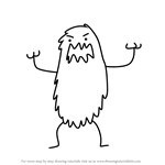 How to Draw Bigfoot from Dick Figures