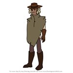 How to Draw Ranch Hand from Nomad of Nowhere