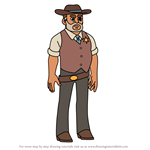 How to Draw Sheriff from Nomad of Nowhere