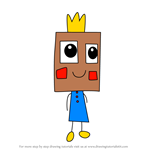 How to Draw Prince Waffles from StoryBots